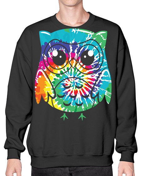 Graphic Owl Tiedye A TurtleRabbit 8# - owl- Sweatshirt - Crew