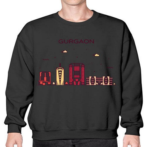 Gurgaon 799# - cities- Sweatshirt - Crew