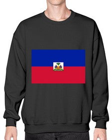 Haiti 802# - world flags- Sweatshirt - Crew