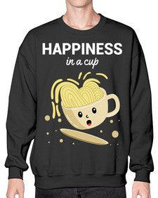 Happiness in a Cup 1029# - Ramen- Sweatshirt - Crew