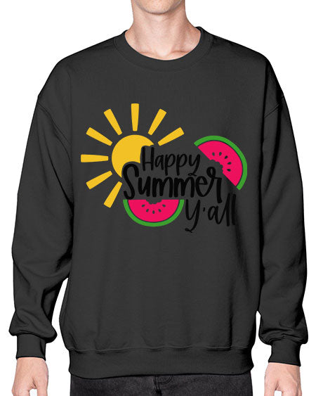 Happy Summer Yall Style 41# - summer- Sweatshirt - Crew