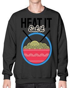 Heat it Eat it 1037# - Ramen- Sweatshirt - Crew