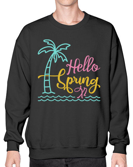 Hello Spring x Style 64# - summer- Sweatshirt - Crew