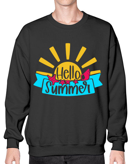 Hello Summer Style 38# - summer- Sweatshirt - Crew