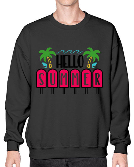Hello Summer Style 39# - summer- Sweatshirt - Crew