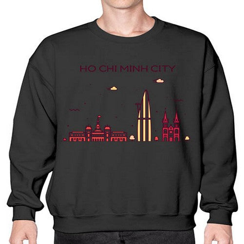 HoChiMinh 843# - cities- Sweatshirt - Crew