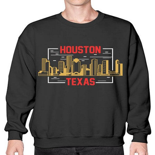 Houston 910# - cities- Sweatshirt - Crew