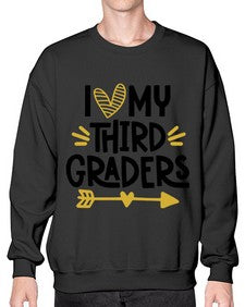 I Love My Third 368# - third grade- Sweatshirt - Crew