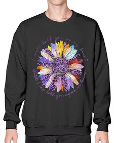 I Will Hold You In My Hear Alzheimer 178# - alzheimers- Sweatshirt - Crew
