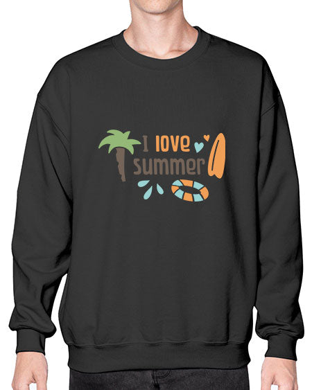 I love summer 91# - summer- Sweatshirt - Crew