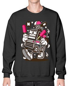 Ice Cream Truck 1173# - ice cream- Sweatshirt - Crew