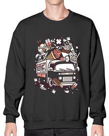 Ice Cream Van 1174# - ice cream- Sweatshirt - Crew