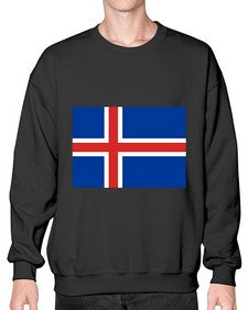 Iceland 921# - world flags- Sweatshirt - Crew
