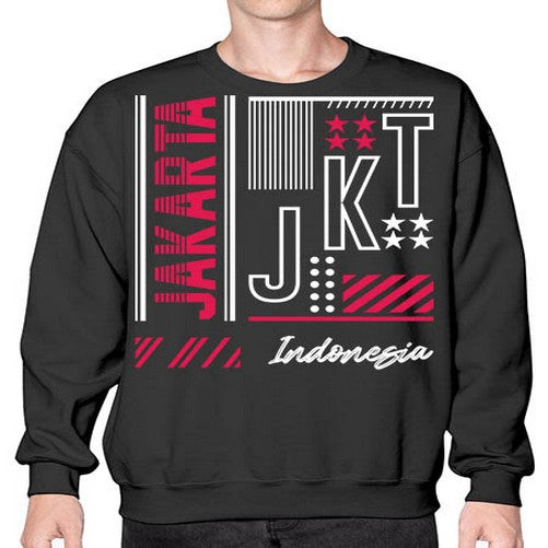 Jakarta 984# - cities- Sweatshirt - Crew