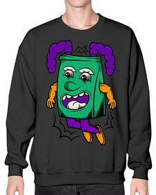 Jumping pouch 146# - cartoon general- Sweatshirt - Crew