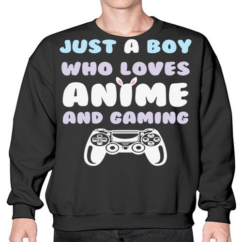 Just A Boy Who Loves 261# - anime- Sweatshirt - Crew