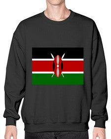 Kenya 1047# - world flags- Sweatshirt - Crew