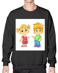 Kid 157# - cartoon general- Sweatshirt - Crew