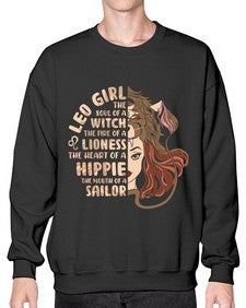 Leo girl 289# - leo- Sweatshirt - Crew