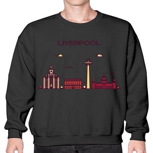 Liverpool 1153# - cities- Sweatshirt - Crew