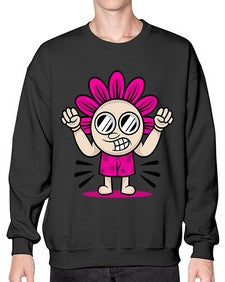 Mad flower 163# - cartoon general- Sweatshirt - Crew