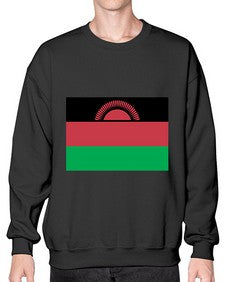 Malawi 1217# - world flags- Sweatshirt - Crew