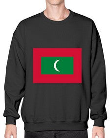 Maldives 1219# - world flags- Sweatshirt - Crew
