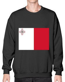 Malta 1222# - world flags- Sweatshirt - Crew
