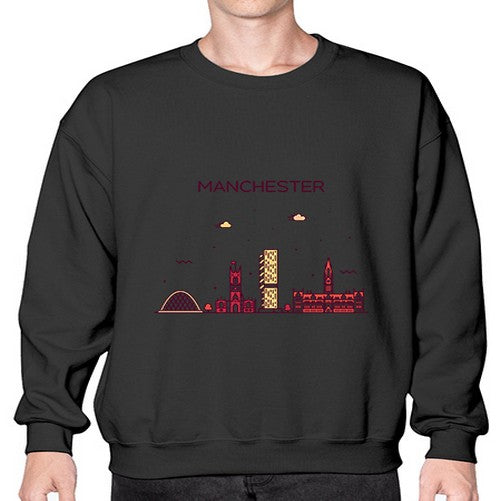Manchester 1229# - cities- Sweatshirt - Crew