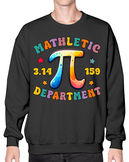 Mathletic Department Custom Pi Day 16# - pi- Sweatshirt - Crew