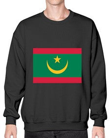 Mauritania 1260# - world flags- Sweatshirt - Crew