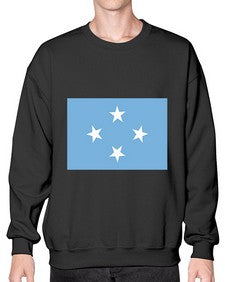 Micronesia 1293# - world flags- Sweatshirt - Crew