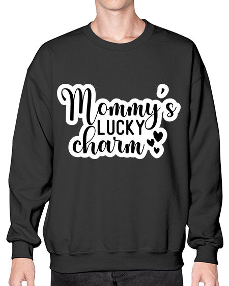 Mommy s Lucky Charm 407# - baby- Sweatshirt - Crew