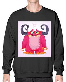 Monster 178# - cartoon animals- Sweatshirt - Crew