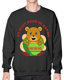 My Body Runs on Ramen 1414# - Ramen- Sweatshirt - Crew