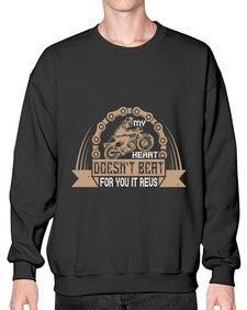 My heart doesnt beat for you it revs 48# - motorcycle- Sweatshirt - Crew