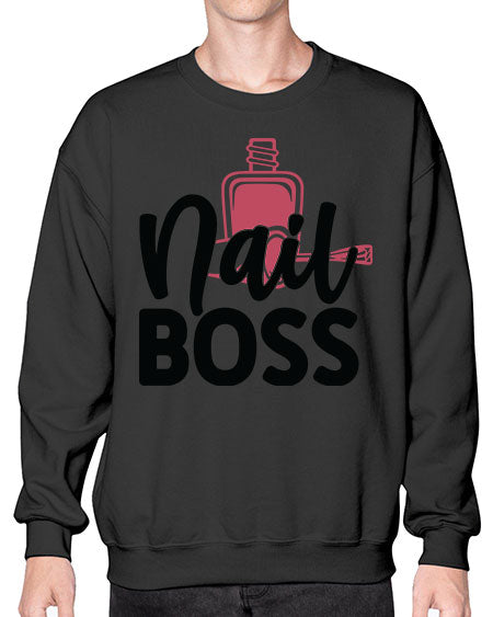 Nail Boss 1122# - nail tech- Sweatshirt - Crew