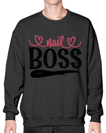 Nail Boss 1123# - nail tech- Sweatshirt - Crew