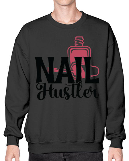 Nail Hustler 1124# - nail tech- Sweatshirt - Crew