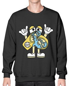 Nervous kebab 196# - cartoon food- Sweatshirt - Crew