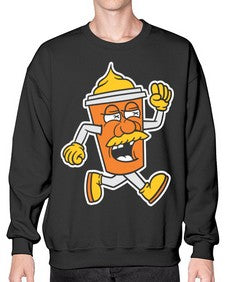 Never too old 197# - cartoon food- Sweatshirt - Crew