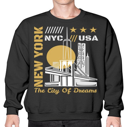 New York 1475# - cities- Sweatshirt - Crew