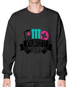 Nurses Rock Style Style 1253# - nurse- Sweatshirt - Crew