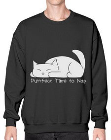 Perfect Time to Nap - cats- Sweatshirt - Crew