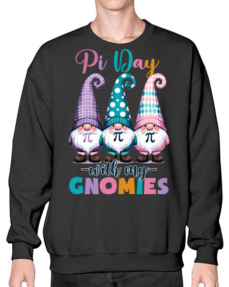Pi Day Gnomies Funny Teacher 18# - pi- Sweatshirt - Crew