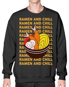Ramen and Chill 1493# - Ramen- Sweatshirt - Crew