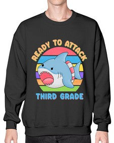 Ready to Attack third Grade 715# - third grade- Sweatshirt - Crew