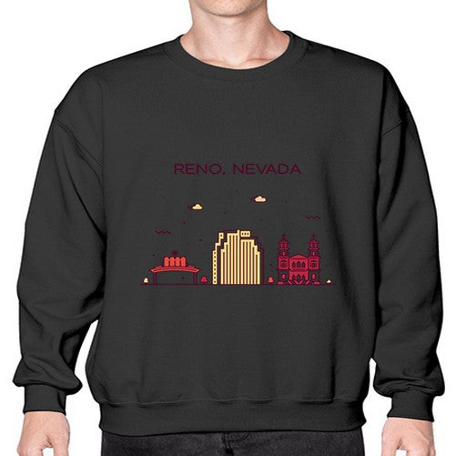 Reno 1714# - cities- Sweatshirt - Crew