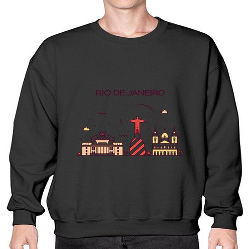 RioDeJaneiro 1737# - cities- Sweatshirt - Crew