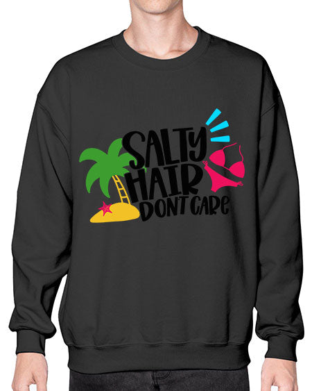 Salty Hair Dont Care Style 29# - summer- Sweatshirt - Crew